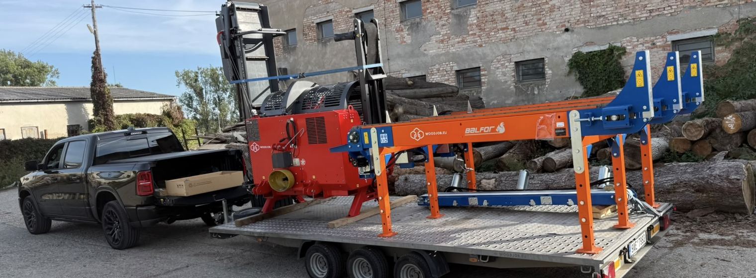 🚛🌲 Další cesta za zákazníkem, tentokrát až na hranice se Slovenskem!